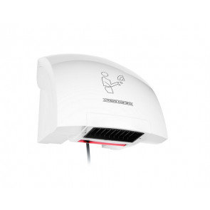 Electric hand dryer STK white ABS wall mount Ignition via photocell Model AM3
