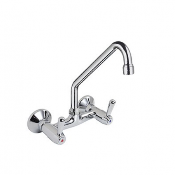 Two holes wall mounted tap - swinging "C" spout L25cm MNL Model R0102010210