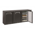 Refrigerated back bar cabinet for drinks Model QB300 Hinged doors