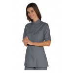 Woman Portofino blouse SHORT SLEEVE 65% Polyester 35% Cotton FUCHSIA in different sizes Model 002860M