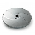 Slicing disc for soft products Model FCC-2 Thickness 2 mm Curved disc for tomatoes, oranges, lemons, bananas, apples, etc. Suitable for vegetable cutter models CA-31/41/62/3V/4V