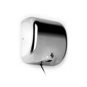 Electric AIR CONE hand dryer STK  in glossy finish vandal proof wall mount Model AM1