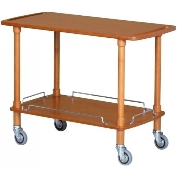 Wooden service trolley Wengè Model CLP2002W
