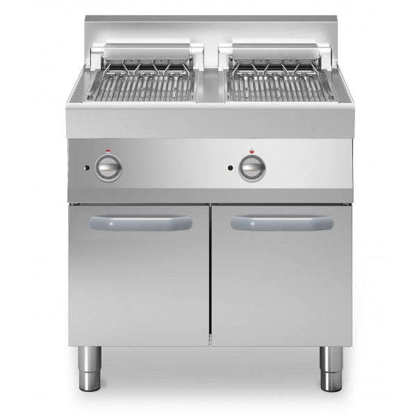 Electric grill 2 cooking zone MDLR Cabinet with doors Model F7080GREP