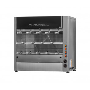 Gas Churrasco rotisserie ENG Model ChurrascoCM14G N.14 stainless steel swords
