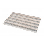 Gastronorm baking tin for baguettes with 4 flutes Model TREPAB4