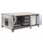 Three phase activated carbon filtration unit CCA Model CCA130B Capacity 3000 m³/h RPM 1750