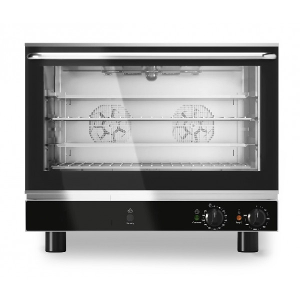 Electric convection oven with humidifier MDLR for pastry Drop down door Model BERU464