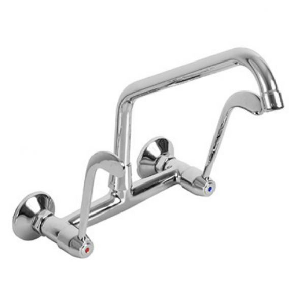 Two holes wall mounted tap - swinging "C" spout L25cm MNL Model R0102010246