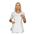 Woman Babilonia blouse SHORT SLEEVE 65% Polyester 35% Cotton WHITE Avaible in different sizes