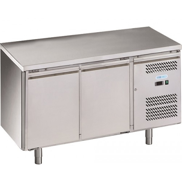 Refrigerated counter two doors Stainless steel AISI 201 ForCold ventilated Model G-SNACK2100TN-FC