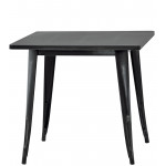 Indoor table TESR Powder coated metal frame, antique look. Model 1575-36WA