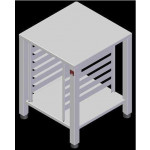Electric ventilated convection oven with direct steam Model EKF364NUD Capacity n.3 trays/grids cm 60 x 40 Power Kw 3,7 Drop down door