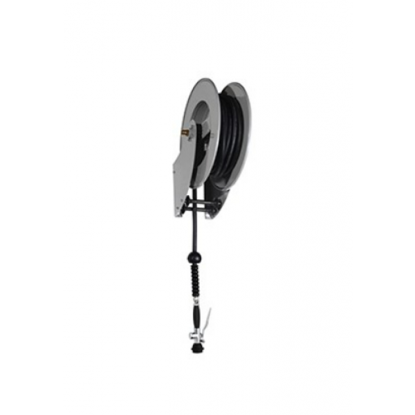 Varnished open hose reel with shower head (10m) MNL Model SR000000006A