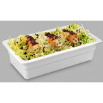 Gastronomy tray in white melamine GN 1/4 Model MPGN14065B