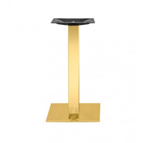 Indoor base TESR Stainless steel frame, gold effect, adjustable feet Model 1645-EG1