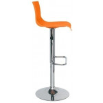 Indoor stool TESR Chromed metal frame Polypropylene shell Model 933-K08