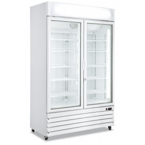 No frost vertical freezer Model FR1240VGCNF with glass door