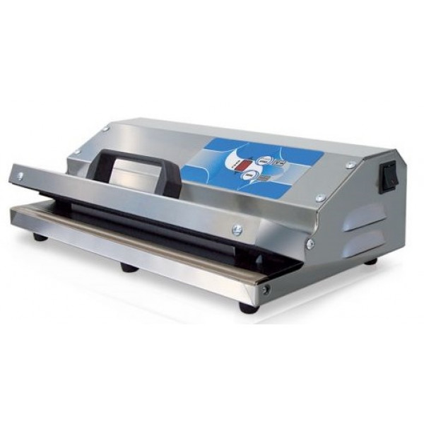 Manual Bar vacuum sealer machine ITC , sealing bar mm. 450 with steel structure and vacuum pump: 40 L/min. Model PREMIUM 450 AUTOMATIC