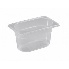 Polypropylene gastronorm container 1/9 Model PP19100