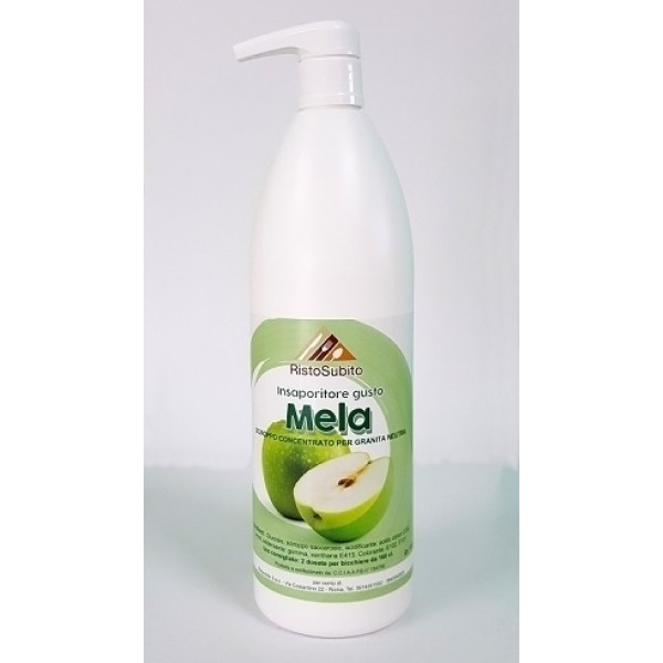 Flavoured syrup APPLE concentrated for slushes Bottles of gr.1000 in cartons of 6 bottles Model 860