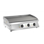 Countertop electric fry top Model FT3L Smooth cooking plate 3 cooking zones Power 9000 W