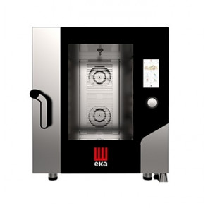 Electric combi convection oven with steam and boiler and TOUCH SCR Model MKF711VTS Capacity: N° 7 trays / grids 1/1 G Electric power Kw 15