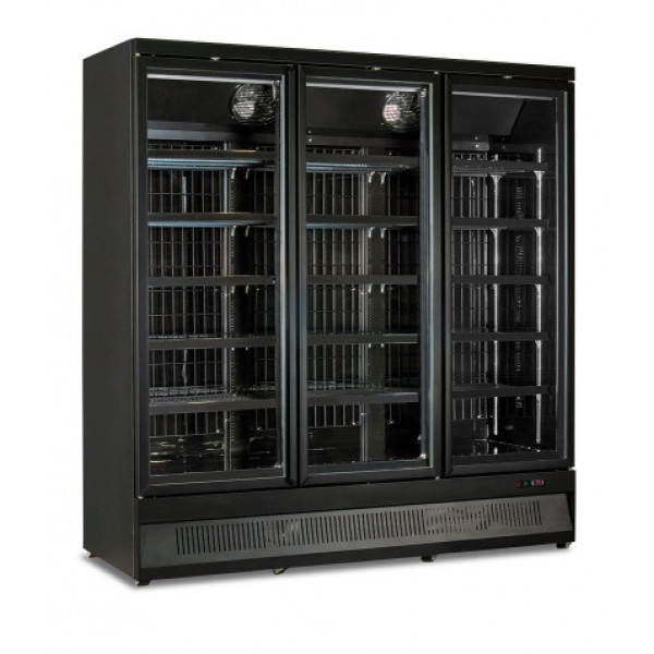 Refrigerated multideck Kli Model MR188TN3 BLACK 3 doors positive temperature