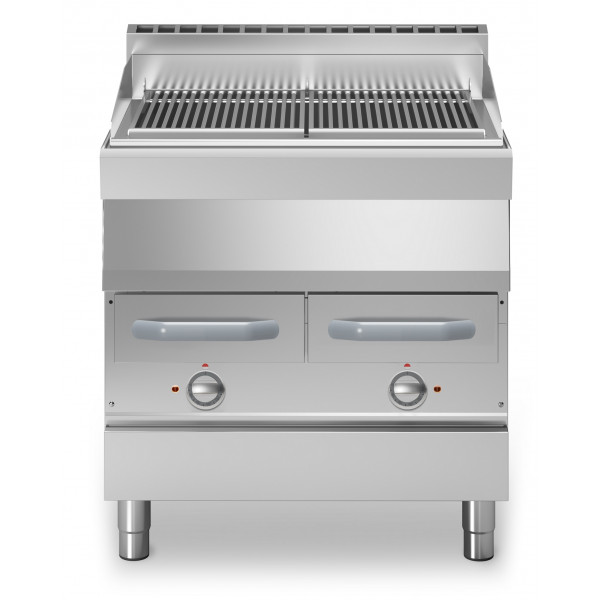 Electric water grill 2 cooking zones MDLR Model F7080AGEI