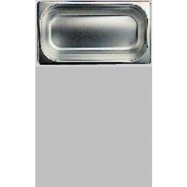 Stainless steel gastronorm container 18/10 AISI 304 GN 1/3 Model BA13020
