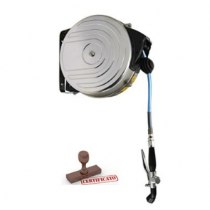 Stainless steel wall mounted hose reel for food sector (10m) MNL Model SR000000034A