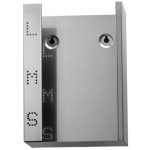 Triple dispenser of disposable gloves MDL 430 stainless steel brilliant, Model BRINOX 773021