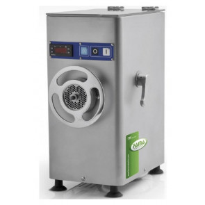 Countertop refrigerated meat grinder Modello Meat grinder TR 22 Stainless steel Entrance: Ø 82 mm Hourly production: 280 kg
