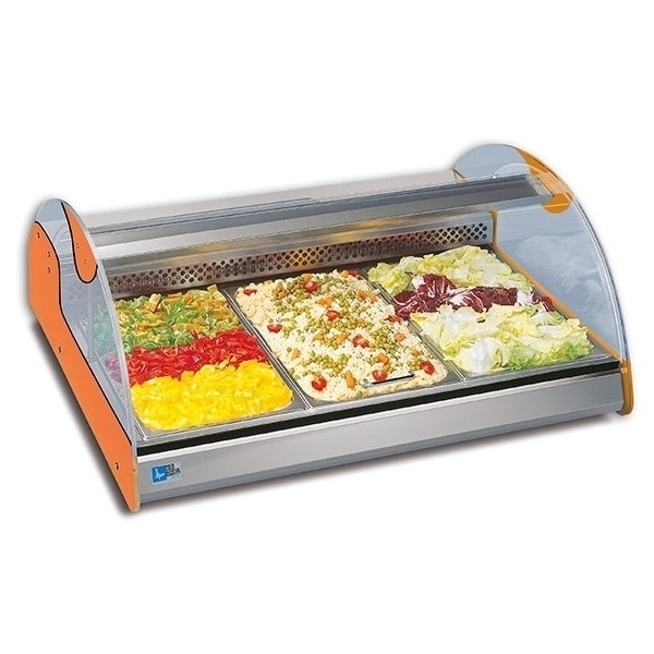 Refrigerated countertop display Model PLANET4GN1/1 Containers GN1/3 E GN/1/1