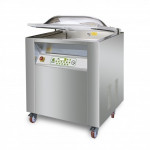 Chamber vacuum sealer machine, Sealing Bar mm 500 with wheels Model CAM500TC