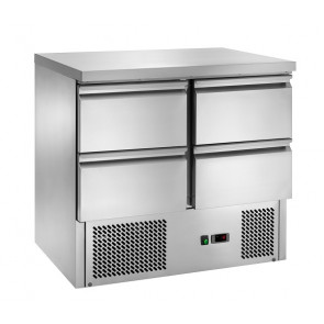 Refrigerated saladette with four drawers Model AK9414D