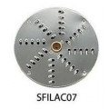 Fraying disc DT07 - Thickness 7mm - Suitable for pizza cheese, radishes, etc Suitable for julienne cut for Vegetable cutter Model TITANIUM