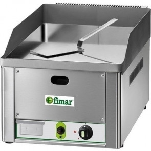 Gas frytop Model FRY1LMC single smooth chromed steel plate