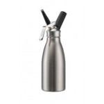 Professional cream siphon in stainless steel with bottle in stainless steel and stainless steel head, Capacity ' lt. 1 Model SIF10