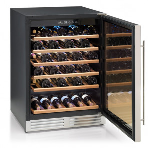 Wine cooler Model Salento Bottles capacity:nr. 51 Volume:lt 150 Refrigerated zones: nr. 1