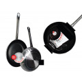 Non-stick aluminium pan for induction Dimensions ø cm 20 x 4,2 Model 812-020