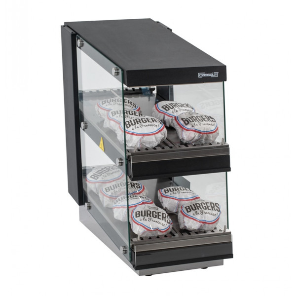 Double heated display for hamburger Model CBIN352