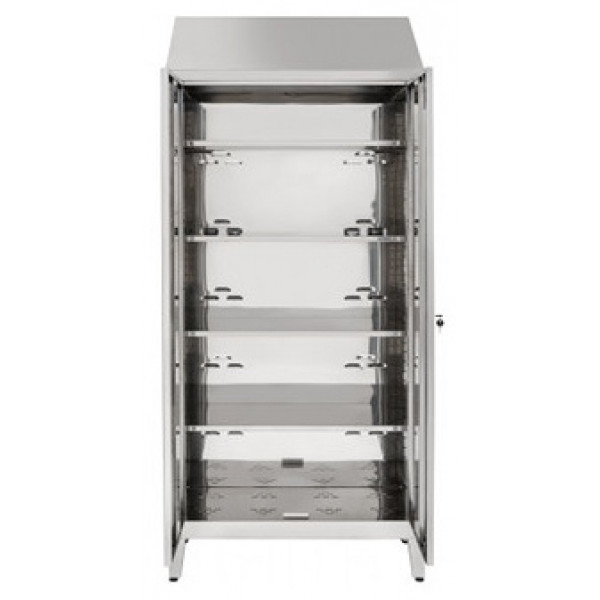 Storage cabinet made of stainless steel 430 IXP n.2 hinged doors Model 69404430