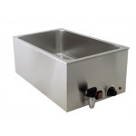 Electric bain-marie Model BMRH200 with tap Power: 1.2 kW