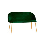 Indoor sofa TESR Metal frame, gold effect, velvet covering. Model 1760-S49