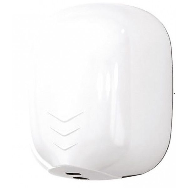 Asciugamani Elettrico con sensori ad infrarossi colore BIANCO in polipropilene MDL alte prestazioni Asciugatura perfetta in 12-15 sec Modello ZEFIRO PRO UV 704500