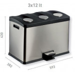 Pedal bin MDL for recycling Model 106500