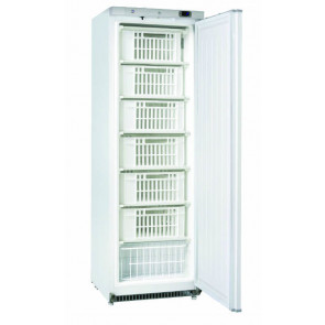 White ABS freezer cabinet with baskets Model CN407