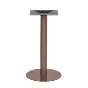 Indoor base TESR Stainless steel frame, satin copper , adjustable feet Model 492-EB6