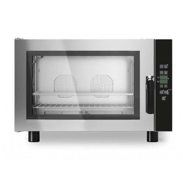 Electric convection oven with humidifier MDLR for pastry Capacity 4 x 60x40 Hinged door Model BEU464P